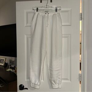 Abercrombie & Fitch Soft A&F Collection Women's Joggers Size XS White